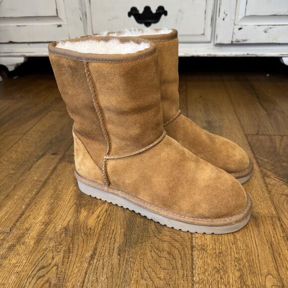 KOOLABURRA BY UGG KOOLA SHORT WOMANS BOOTS 1017090W CHESTNUT Brown SIZE 7 - Picture 3 of 8